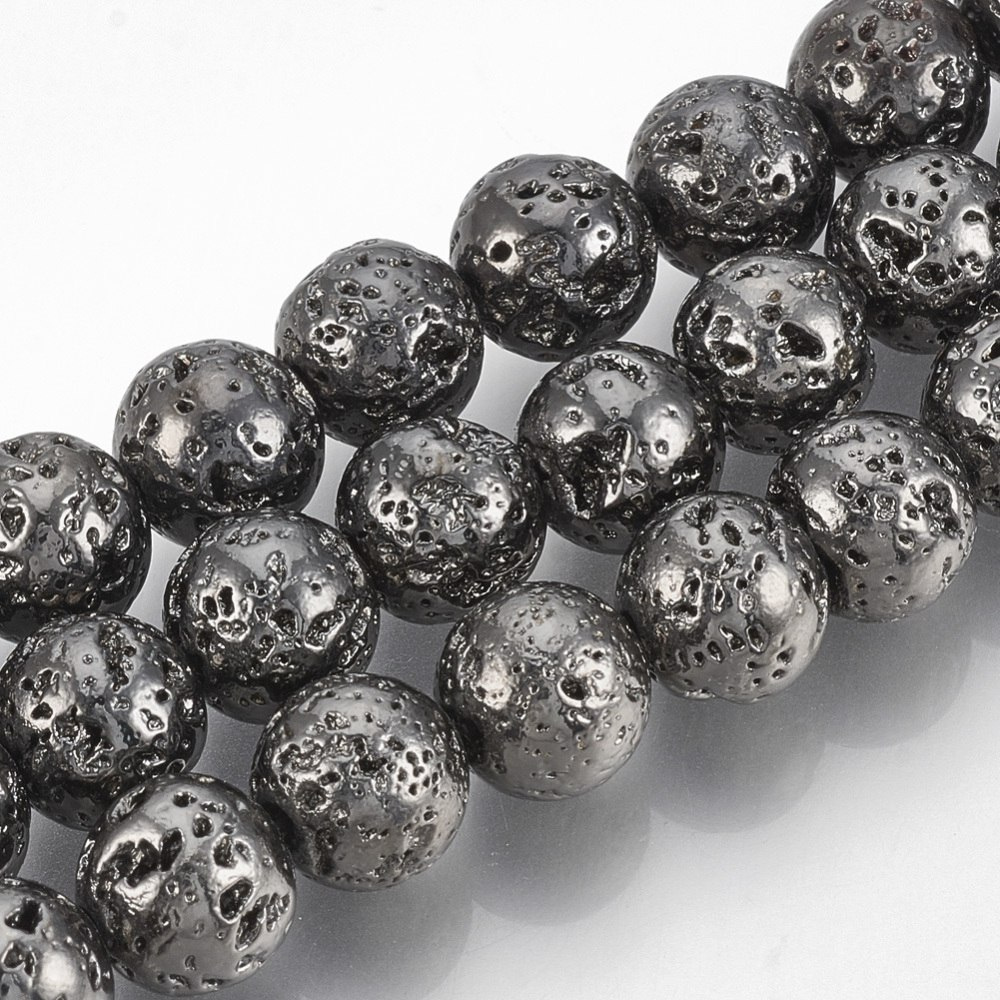 Lawa, Kula 10mm, sznur(ok.38szt.), Galwanizowane Lawa, Kula 10mm, sznur(ok.38szt.), Galwanizowane