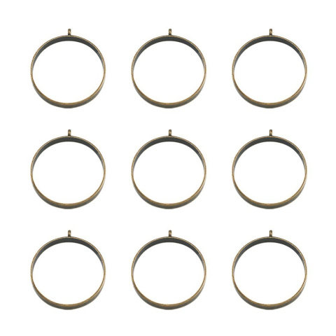 Baza koło 1szt. 38mm kolor: antyczny brąz Baza koło 1szt. 38mm kolor: antyczny brąz