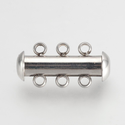 Zapięcie zatrzaskowe 20mm, Stal Chirurgiczna, 6 otworów Zapięcie zatrzaskowe 20mm, Stal Chirurgiczna, 6 otworów