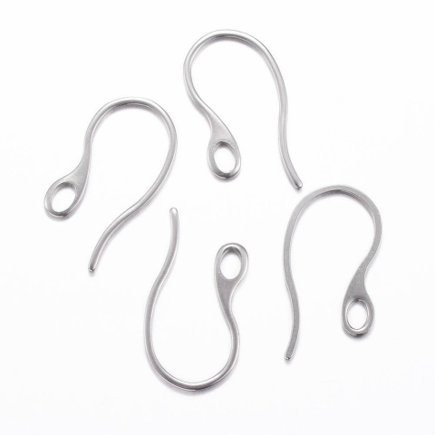 Bigle, Stal chirurgiczna, 10x15x2mm, otwór 1mm 2szt Bigle, Stal chirurgiczna, 10x15x2mm, otwór 1mm 2szt