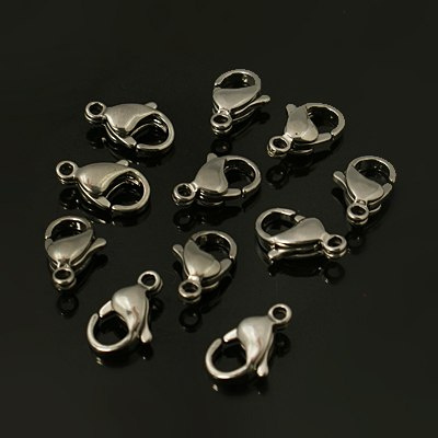 Karabińczyk, Stal chirurgiczna, 19x12x5mm 2szt. Karabińczyk, Stal chirurgiczna, 19x12x5mm 2szt.