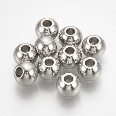 Stalowa Kulka, przekładka,10szt., 6mm Stal Chirurgiczna Stalowa Kulka, przekładka,10szt., 6mm Stal Chirurgiczna