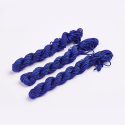 Nylonowy sznurek jubilerski, niebieski, 2mm, 12m do makramy
