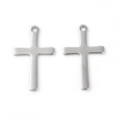 Krzyż, zawieszka, Stal Chirurgiczna 20,5x12,5x0,8mm Krzyż, zawieszka, Stal Chirurgiczna 20,5x12,5x0,8mm