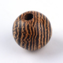 Koraliki drewniane, 50szt.8 mm okrągłe, malowane