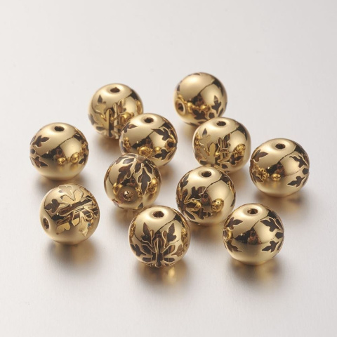 Śnieżynka, przekładka, kolor złoty, 10.2 mm Śnieżynka, przekładka, kolor złoty, 10.2 mm