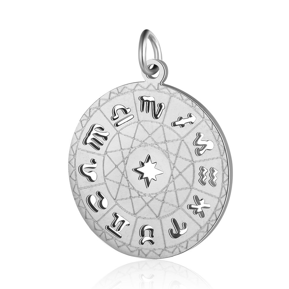 Znaki zodiaku, zawieszka, Stal Chirurgiczna 22,5x1mm Znaki zodiaku, zawieszka, Stal Chirurgiczna 22,5x1mm
