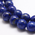 Lapis Lazuli, koraliki, kula 8mm, 49szt (sznur),