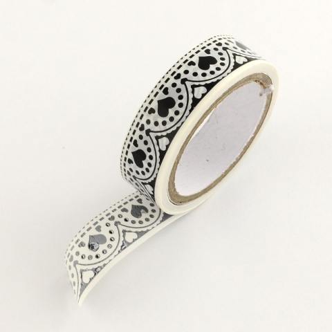 Dekoracyjna taśma samoprzylepna różne wzory, 15mmx10m