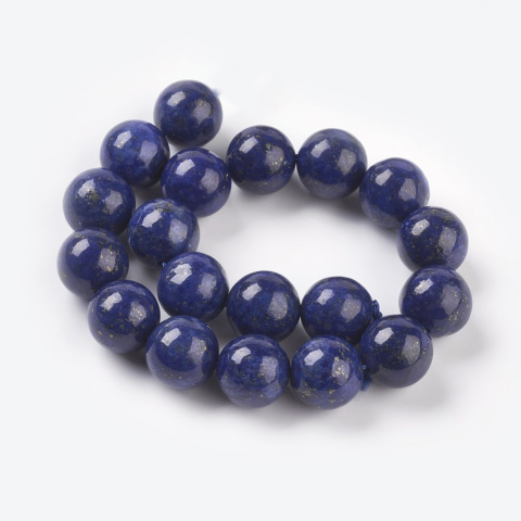 Lapis Lazuli, koraliki 10mm, 19szt.(sznur) Lapis Lazuli, koraliki 10mm, 19szt.(sznur)
