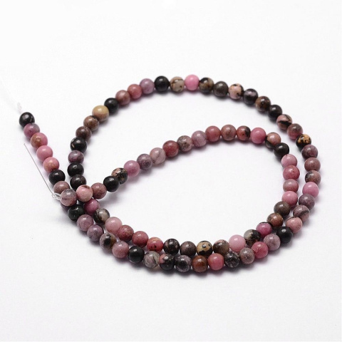 Rodonit, koraliki naturalne, kula 8mm, sznur(ok.44szt.) Rodonit, koraliki naturalne, kula 8mm, sznur(ok.44szt.)