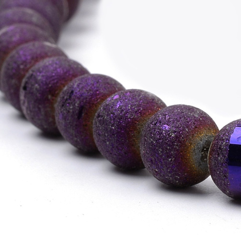 Szklane koraliki, mix kolorów, 8mm, 720szt.(10x sznur) Szklane koraliki, mix kolorów, 8mm, 720szt.(10x sznur)