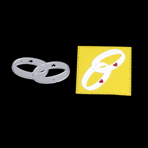 Wykrojnik obrączki, 2,6x5,4cm