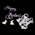 Wykrojnik napis "Happy Easter" 6,5x8,1cm Wielkanoc