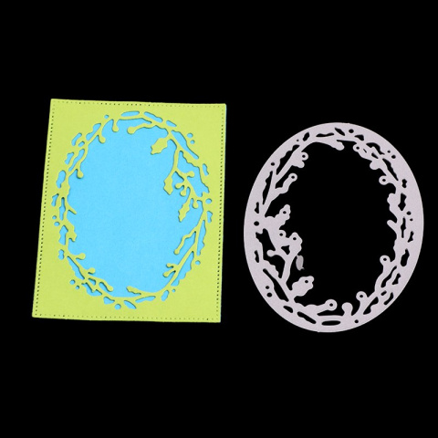Wykrojnik ramka gałęzie 7,6x10,4cm Wykrojnik ramka gałęzie 7,6x10,4cm
