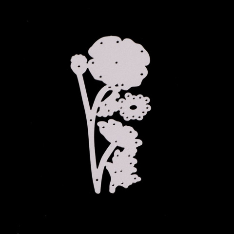 Wykrojnik kwiat 4,7x9,1cm Wykrojnik kwiat 4,7x9,1cm