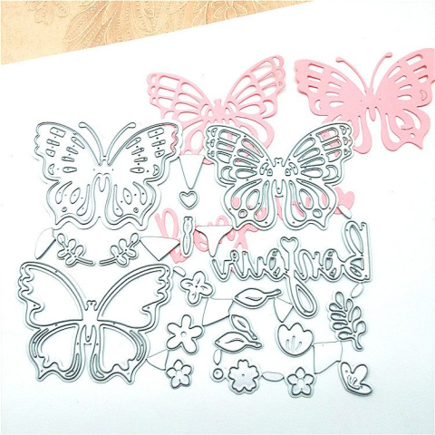 Wykrojnik motyle, 15x11,6cm