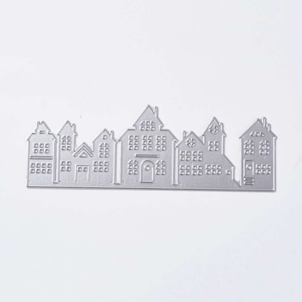 Wykrojnik miasto/domki 14,4x5cm Wykrojnik miasto/domki 14,4x5cm