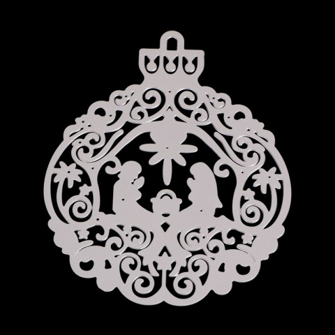 Wykrojnik bombka -szopka/ Boże Narodzenie,13x10,5cm Wykrojnik bombka -szopka/ Boże Narodzenie,13x10,5cm