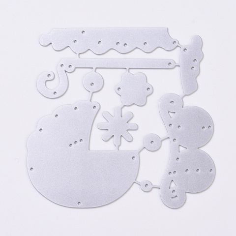 Wykrojnik wózek dziecięcy, 7,9x8,3cm Wykrojnik wózek dziecięcy, 7,9x8,3cm