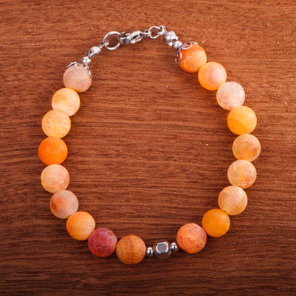 Bransoletka Agat, handmade Bransoletka Agat, handmade