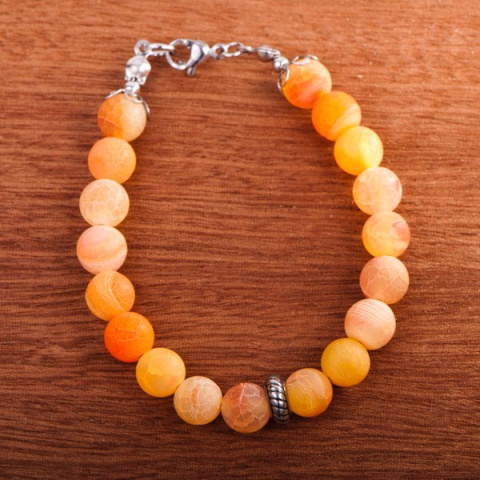 Bransoletka Agat, handmade Bransoletka Agat, handmade