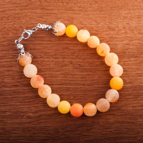 Bransoletka Agat, handmade Bransoletka Agat, handmade
