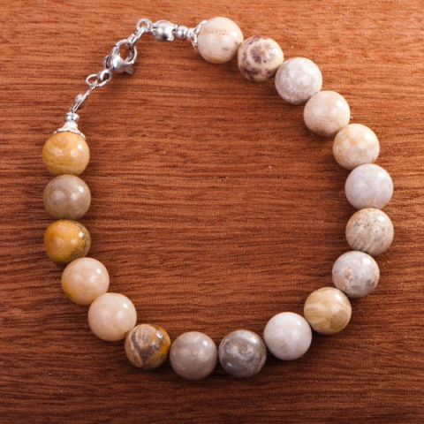 Bransoletka Aragonit, handmade Bransoletka Aragonit, handmade