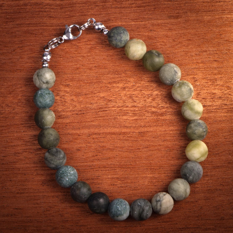 Bransoletka Jadeit, handmade Bransoletka Jadeit, handmade