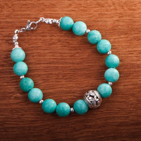 Bransoletka Jadeit, handmade Bransoletka Jadeit, handmade
