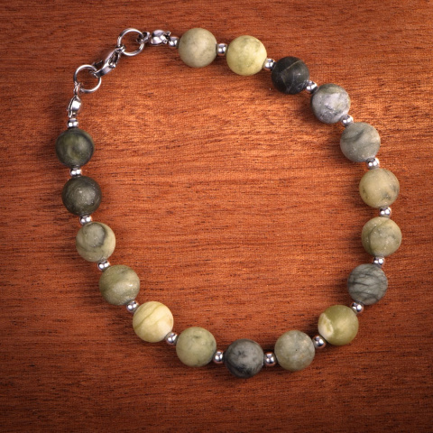 Bransoletka Jadeit, handmade Bransoletka Jadeit, handmade