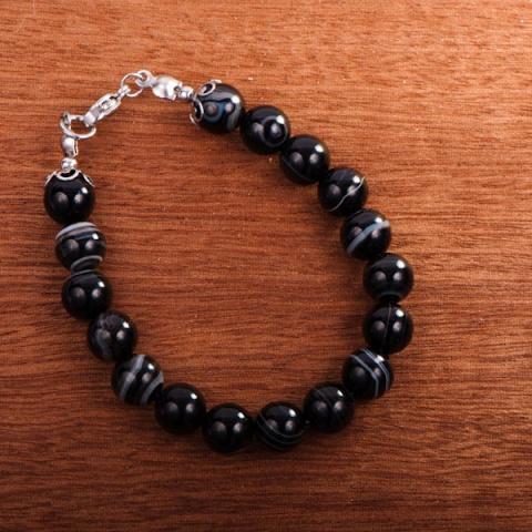 Bransoletka Agat, handmade Bransoletka Agat, handmade