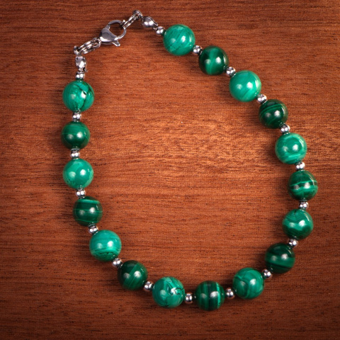 Bransoletka Malachit, handmade Bransoletka Malachit, handmade