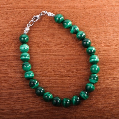 Bransoletka Malachit, handmade Bransoletka Malachit, handmade