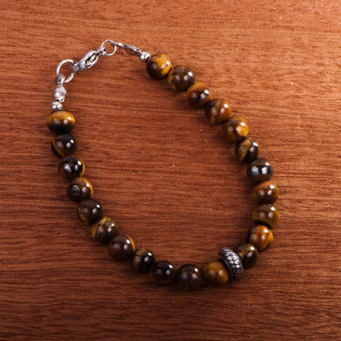 Bransoletka Tygrysie oko, handmade Bransoletka Tygrysie oko, handmade
