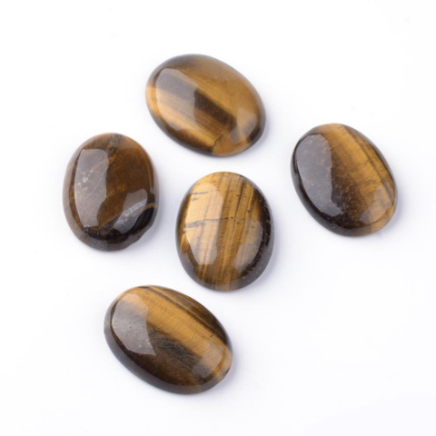 Tygrysie oko, Kaboszon 25x18x7mm, owalny Tygrysie oko, Kaboszon 25x18x7mm, owalny