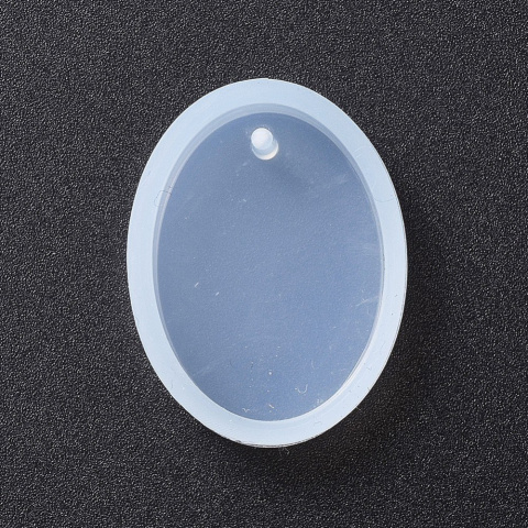 Forma silikonowa, owal do odlewania żywicy 21mm Forma silikonowa, owal do odlewania żywicy 21mm