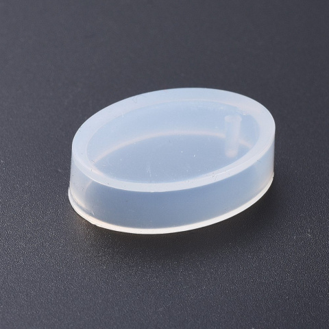 Forma silikonowa, owal do odlewania żywicy 21mm Forma silikonowa, owal do odlewania żywicy 21mm