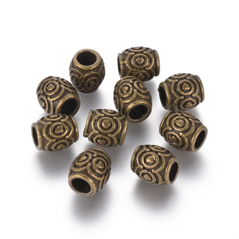 Beczka, przekładka 10mm, antyczny brąz