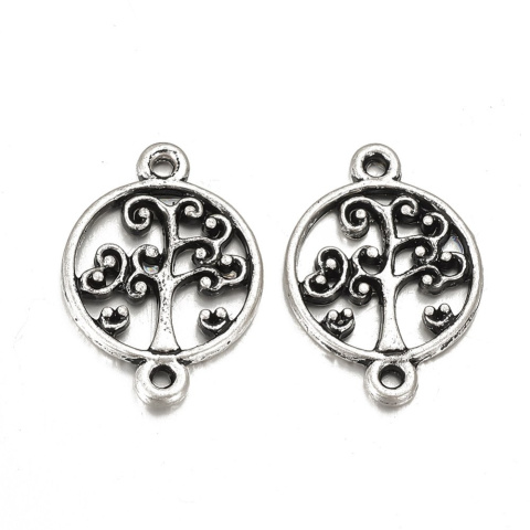 Łącznik drzewo, srebro antyczne, 14mm, 1 szt. Łącznik drzewo, srebro antyczne, 14mm, 1 szt.