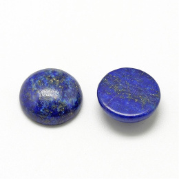 Lapis lazuli, Kaboszon 6x3~4mm, półokrągły