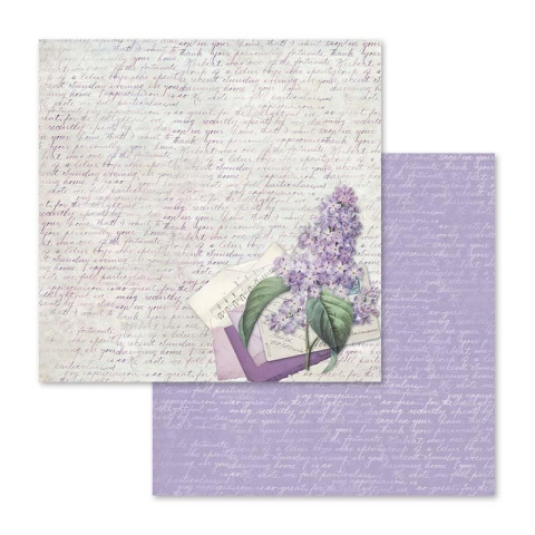 Stamperia Blok Papierów Scrap. 30X30cm Lilak 10szt Stamperia Blok Papierów Scrap. 30X30cm Lilak 10szt