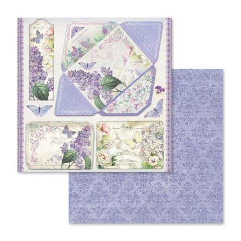 Stamperia Blok Papierów Scrap. 30X30cm Lilak 10szt Stamperia Blok Papierów Scrap. 30X30cm Lilak 10szt