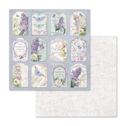 Stamperia Blok Papierów Scrap. 30X30cm Lilak 10szt Stamperia Blok Papierów Scrap. 30X30cm Lilak 10szt