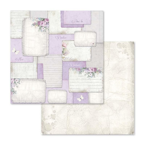 Stamperia Blok Papierów Scrap. 30X30cm Lilak 10szt Stamperia Blok Papierów Scrap. 30X30cm Lilak 10szt