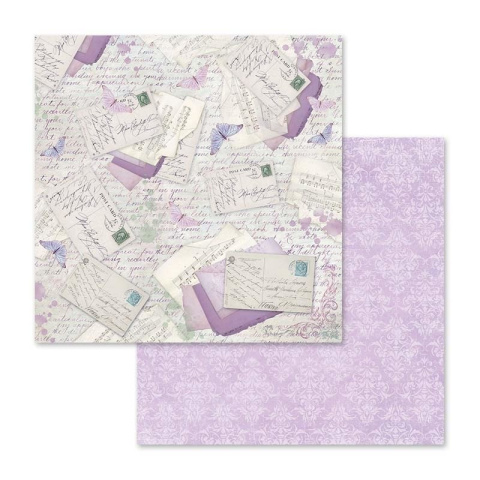 Stamperia Blok Papierów Scrap. 30X30cm Lilak 10szt Stamperia Blok Papierów Scrap. 30X30cm Lilak 10szt