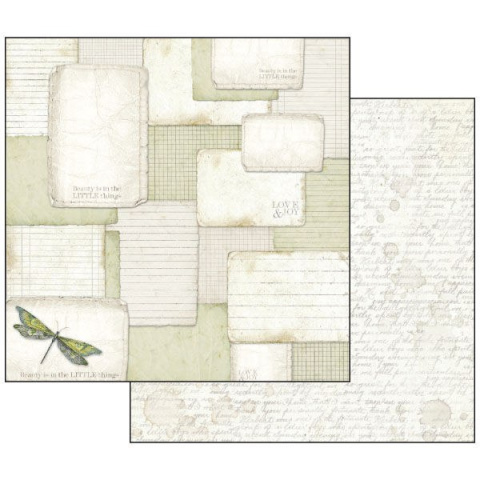 Stamperia Blok Papierów 30X30Cm Listy I Piwonie 10Szt. Stamperia Blok Papierów 30X30Cm Listy I Piwonie 10Szt.