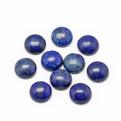 Lapis lazuli, Kaboszon 16x6mm, półokrągły Lapis lazuli, Kaboszon 16x6mm, półokrągły