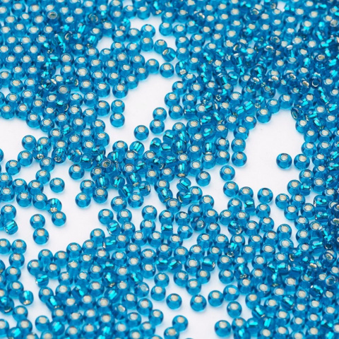 TOHO® turkusowe koraliki 11/0 (2mm), 10g (ok. 820szt) TOHO® turkusowe koraliki 11/0 (2mm), 10g (ok. 820szt)
