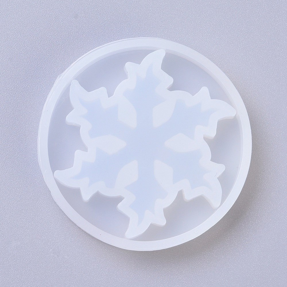 Forma silikonowa, śnieg do odlewania żywicy 52mm Forma silikonowa, śnieg do odlewania żywicy 52mm